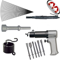 Kit Marteau Pneumatique Ingersoll Rand 117K Avec 5 Burins - Neuf
